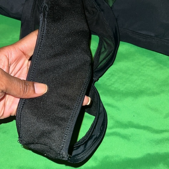 Black Mesh Bikini Set size Medium - Picture 5 of 7